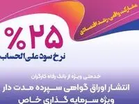 انتشار اوراق گواهی سپرده خاص از سوی بانک رفاه کارگران