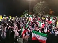 تجمع مردم تهران در پی تهدیدات دونالد ترامپ علیه رهبر انقلاب