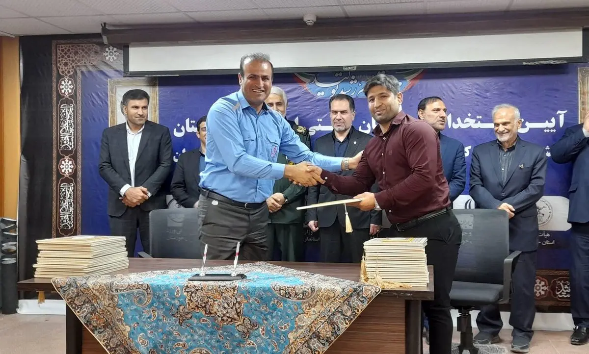 استخدام قهرمانان کشتی استان خوزستان در شرکت گروه ملی فولاد