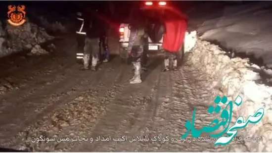نجات ۶ فرد گرفتار در برف و کولاک ورزقان