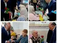 بازدید مدیرعامل بیمه دی از تنها مرکز نگهداری والدین شهدای کشور در مشهد
