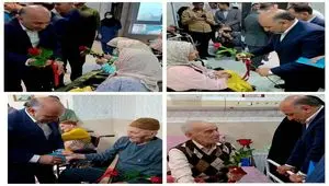 بازدید مدیرعامل بیمه دی از تنها مرکز نگهداری والدین شهدای کشور در مشهد