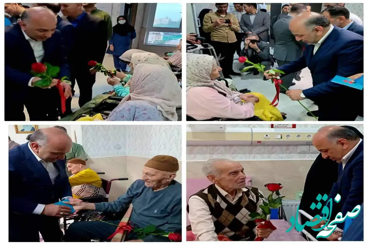 بازدید مدیرعامل بیمه دی از تنها مرکز نگهداری والدین شهدای کشور در مشهد
