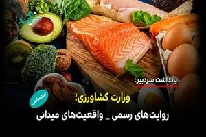 آیا واقعیت های بازار با روایت های رسمی جهاد کشاورزی هم خوانی دارد؟