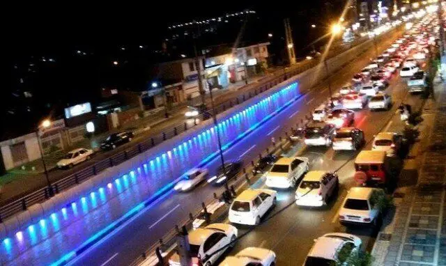 محور کندوان به سمت تهران یکطرفه شد