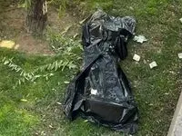 جسد مرد جوانی در کیسه زباله در پارک بنفشه کرج کشف شد ! / عامل این قتل هولناک کیست ؟ 