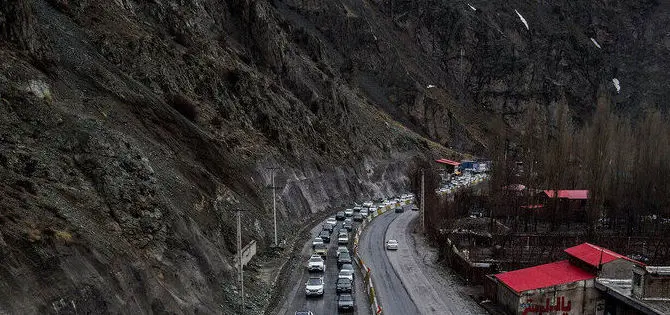 وضعیت ترافیکی کندوان - هراز و جاده های شمال و جاده چالوس امروز جمعه ۲۰ بهمن ماه ۱۴۰۲ | ترافیک پرحجم در جاده‌های مازندران