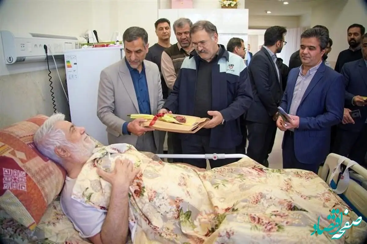 دیدار مدیرعامل ذوب‌آهن اصفهان با جانبازان سرافراز آسایشگاه شهید مطهری