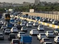 آخرین وضعیت ترافیک سنگین در آزادراه کرج-تهران