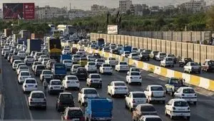 آخرین وضعیت ترافیک سنگین در آزادراه کرج-تهران