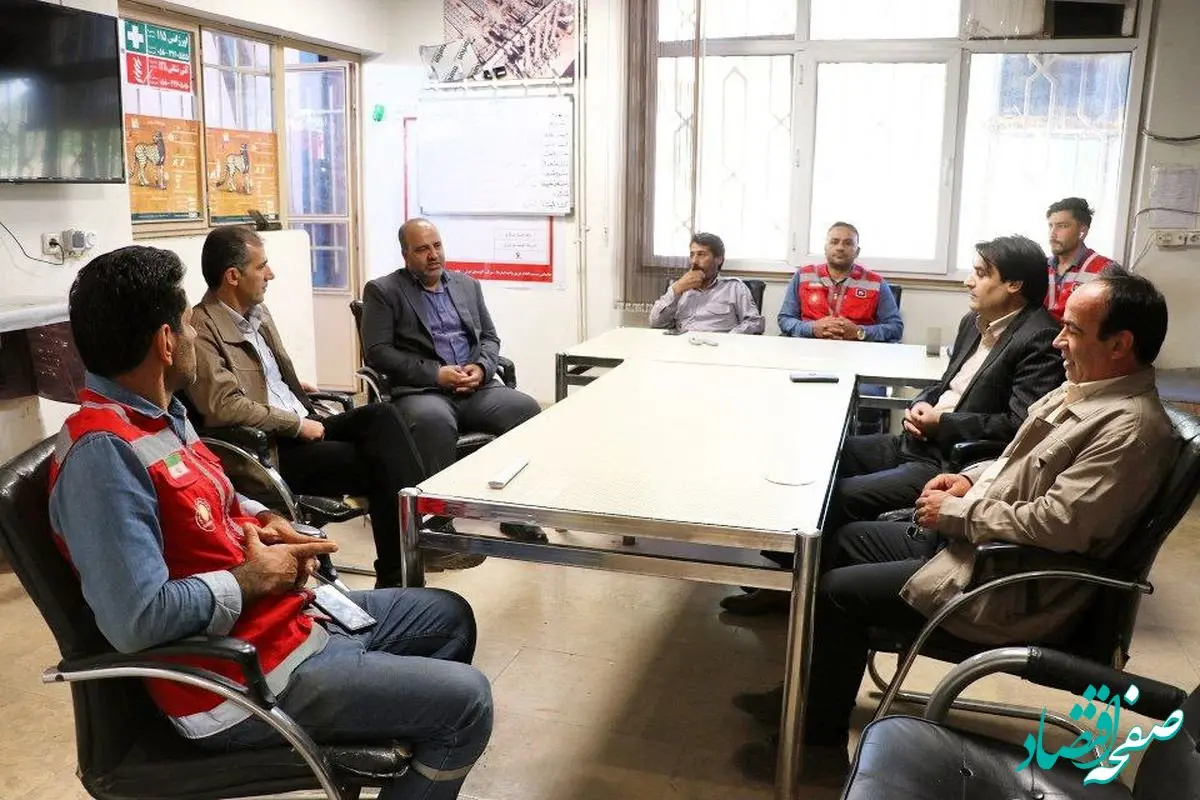 بازدید مهندس حیدر مدیر محترم مجتمع از واحد آتش نشانی شرکت آلومینای ایران به مناسبت روز ایمنی و آتش نشانی