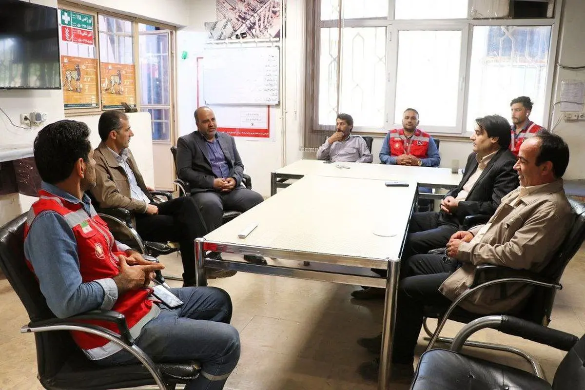 بازدید مهندس حیدر مدیر محترم مجتمع از واحد آتش نشانی شرکت آلومینای ایران به مناسبت روز ایمنی و آتش نشانی
