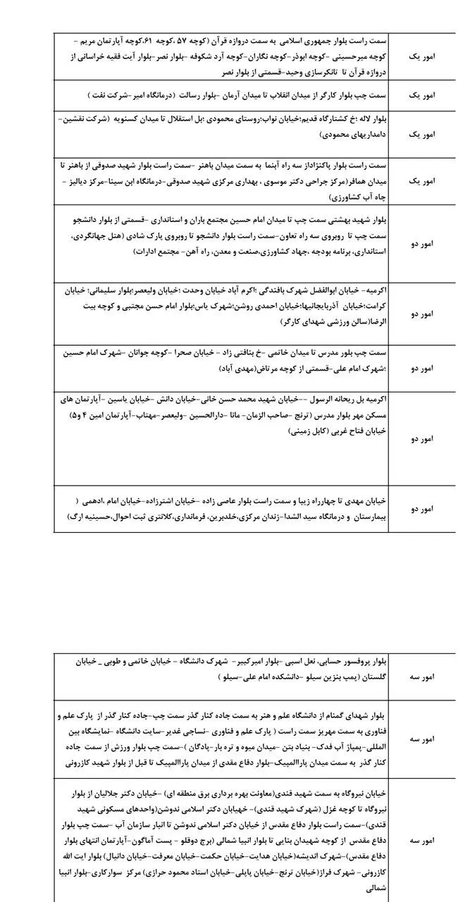 جدول کامل خاموشی برق یزد شنبه ۴ مرداد ۱۴۰۴ / زمان‌بندی قطعی برق ۲ ساعته گروه‌های مختلف