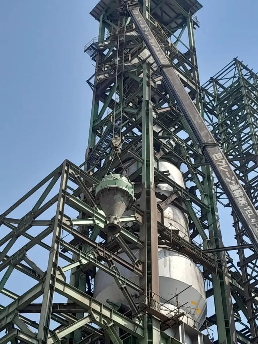 تکمیل نصب بلندترین سازه صنعتی پروژه فولاد کاوه جنوب کیش