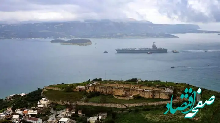 فرار ناو هواپیمابر جرالد فورد آمریکا به کرت یونان