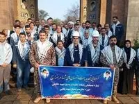 گردهمایی پرشور بسیجیان گروه فولاد خوزستان و تجدید پیمان با آرمان‌های شهدا