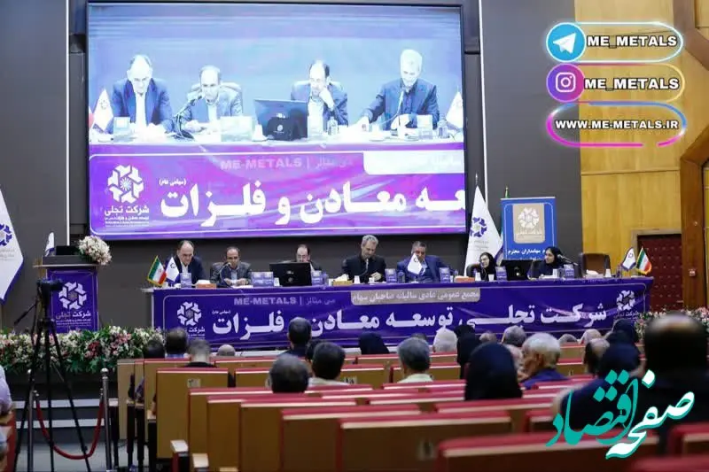 شرکت تجلی توسعه معادن و فلزات با نماد بورسی «تجلی» در مجمع عمومی عادی سالیانه مبلغ ۸۰ ریال سود تقسیم کرد