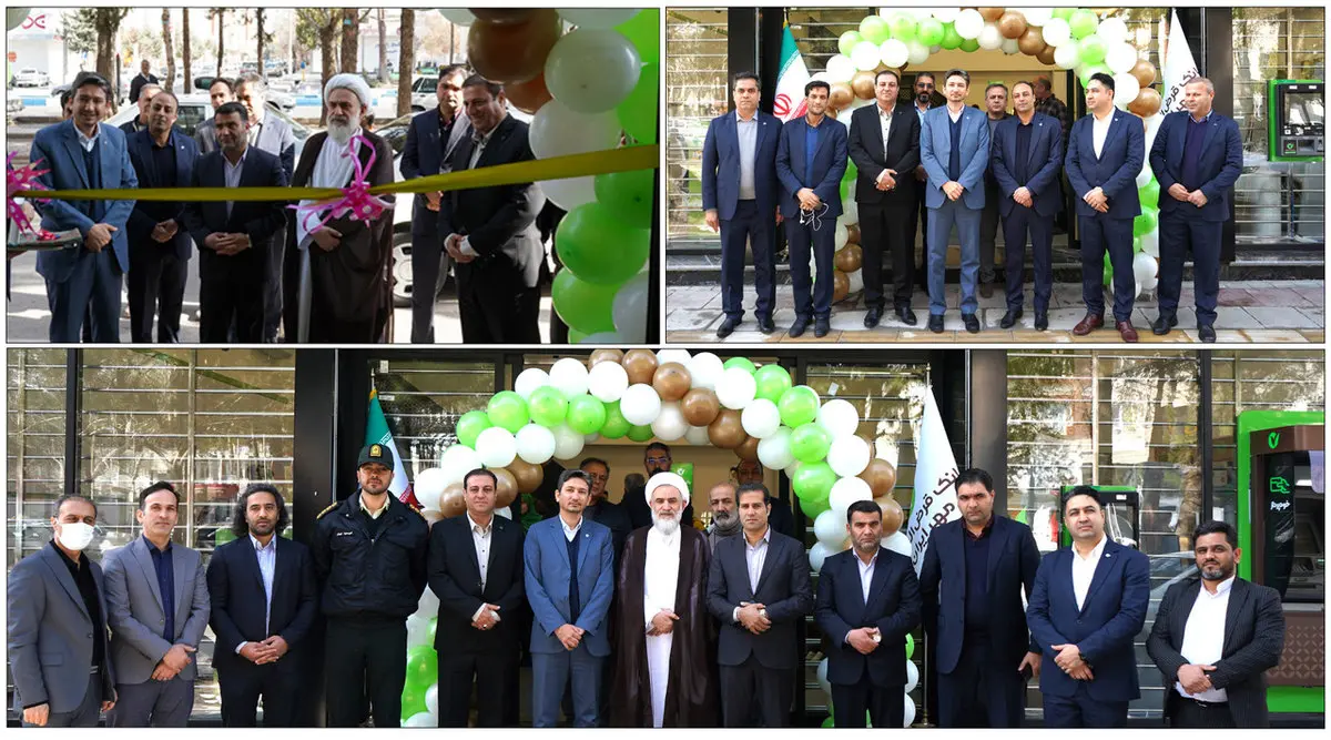 افتتاح ساختمان جدید شعبه محمدیه بانک قرضالحسنه مهر ایران در قزوین