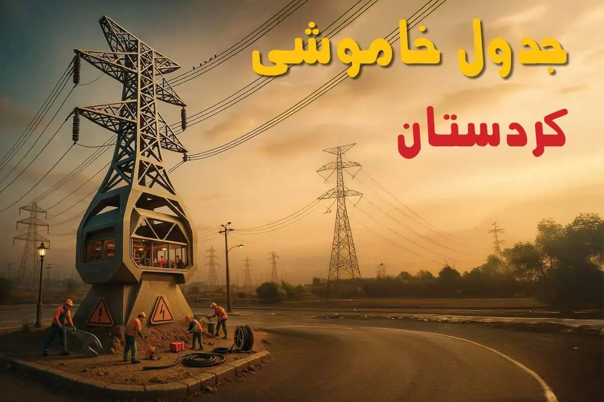 جدول خاموشی برق سنندج فردا دوشنبه ۱۲ خرداد ۱۴۰۴ + ساعت قطع برق استان کردستان دوشنبه ۱۲ خرداد