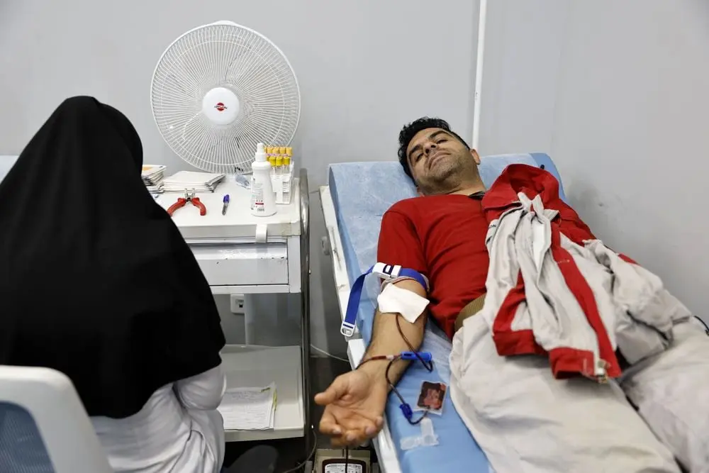 حضور پرشور کارکنان آریاساسول برای اهدای خون