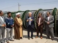 اهدای ۲۸ کیلومتر کابل خودنگهدار به ادارات برق، باهدف پایداری شبکه و کاهش نوسانات برق ماهشهر و بندر امام

