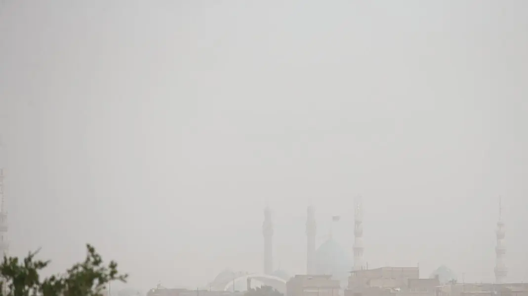 گرد و غبار شدید در مهاباد؛ سرعت باد ۶۰ کیلومتر در ساعت