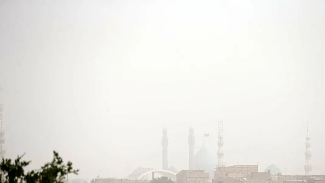 گرد و غبار شدید در مهاباد؛ سرعت باد ۶۰ کیلومتر در ساعت