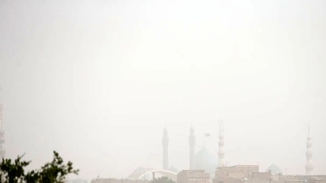 گرد و غبار شدید در مهاباد؛ سرعت باد ۶۰ کیلومتر در ساعت