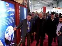 بازدید دکتر سبحانی رییس هیات مدیره انجمن تولیدکنندگان فولاد ایران از غرفه شرکت فولاد اکسین خوزستان