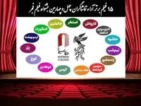 فهرست ۱۵ فیلم برتر آرای مردمی چهل و چهارمین جشنواره فیلم فجر اعلام شد