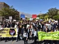 گزارش تصویری تجمع مردم ماکو در محکومیت ترور ناجوانمردانه شهید سیدحسن نصرالله