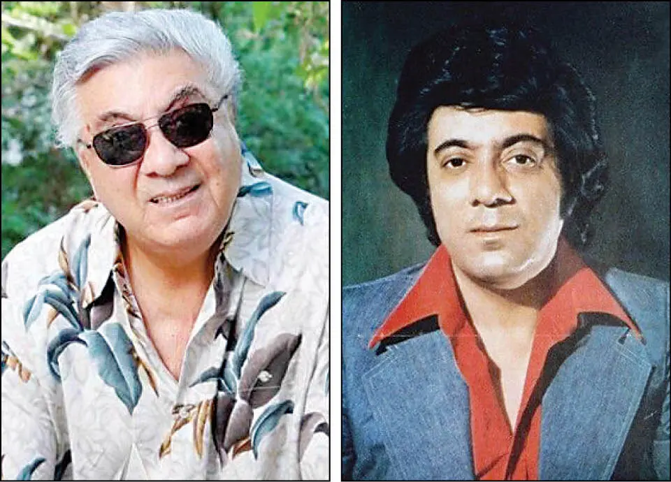 دسته گل های ارسالی از طرف خوانندگان لس آنجلسی در مراسم ترحیم اکبر گلپا