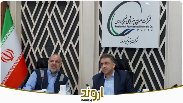 بازدید معاون مدیرعامل هلدینگ خلیج فارس و هیات همراه از پروژه های شرکت پتروشیمی اروند