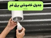ساعات قطعی برق قم سه‌ شنبه ۱۷ تیر ۱۴۰۴