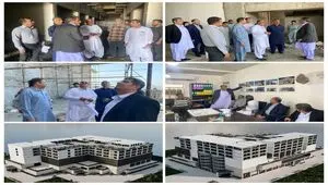 بازدید میدانی دکتر محمدسعید اربابی رئیس هیأت مدیره و مدیرعامل سازمان منطقه آزاد چابهار از روند پیشرفت پروژه مشارکتی تجاری-اداری کهرازهی