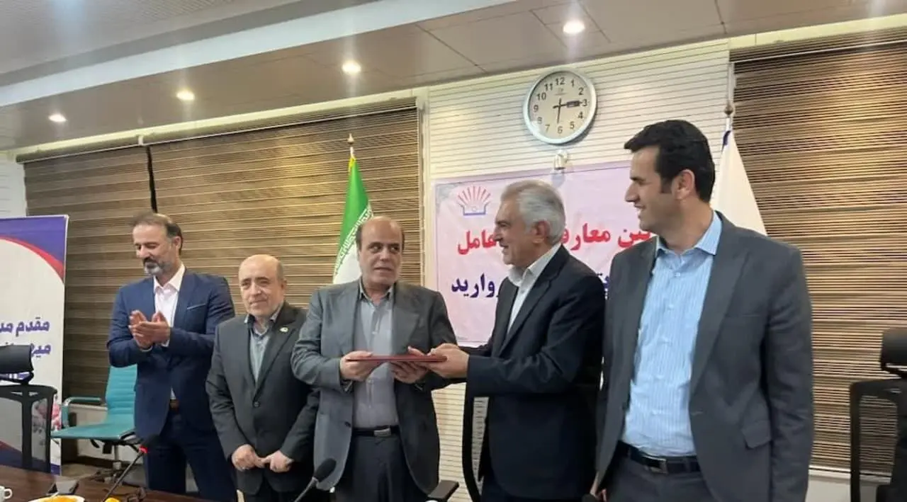 مراسم معارفۀ مدیر عامل شرکت پتروشیمی مروارید در مجتمع این شرکت برگزار شد