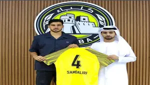 ازدواج رسمی مدافع پرسپولیس با مدافع نساجی + عکس