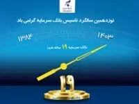 پیام مدیر عامل بانک سرمایه به مناسبت فرارسیدن سالروز تأسیس بانک