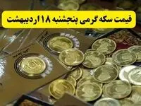 آخرین قیمت سکه گرمی امروز پنجشنبه ۱۸ اردیبهشت ماه ۱۴۰۴ + جدول قیمت