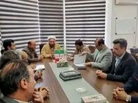 دیدار مدیرعامل شرکت مس با امام جمعه و فرماندار شهرستان ورزقان