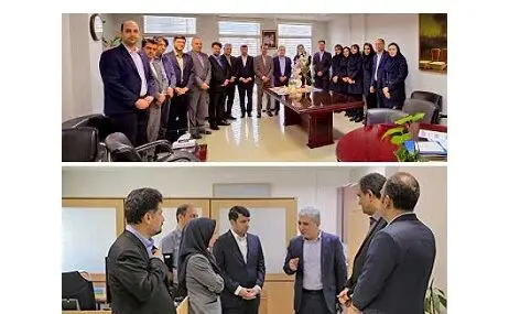 بازدید مدیرعامل بانک اقتصاد نوین از واحدهای ستادی در نخستین روز کاری سال نو