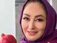 ژست یلدایی شیک و زیبای الهام حمیدی با سه مانتوی مختلف