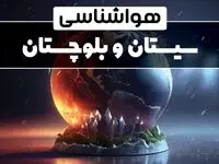 آخرین پیش بینی وضعیت آب و هوا سیستان و بلوچستان فردا دوشنبه ۱ بهمن ماه ۱۴۰۳ | هواشناسی ایران سیستان و بلوچستان و زاهدان ۲۴ آینده