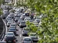 آخرین وضعیت ترافیک در خیابان‌ها و بزرگراه‌های تهران امروز / ترافیک سنگین است