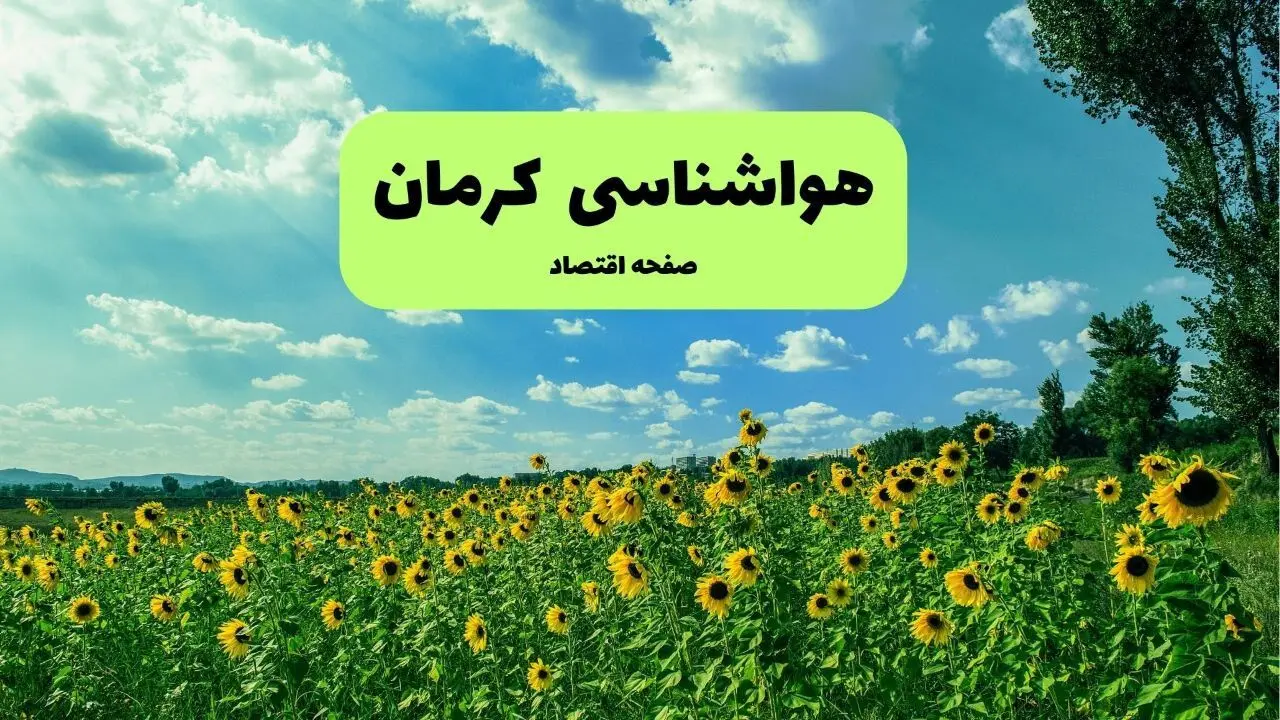 پیش بینی وضعیت آب و هوا کرمان فردا پنجشنبه ۱۳ شهریور ماه ۱۴۰۴ | هواشناسی کرمان ۲۴ ساعت آینده 