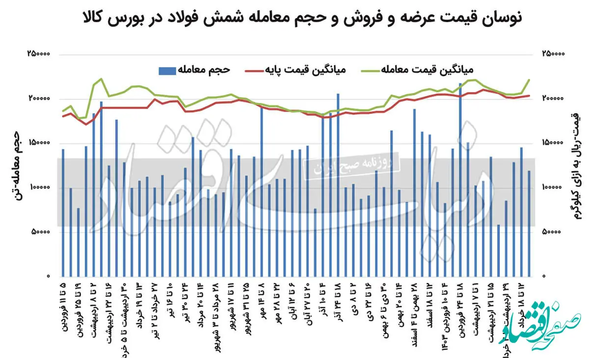 در میانه رکود مصرفی، فولاد گران شد