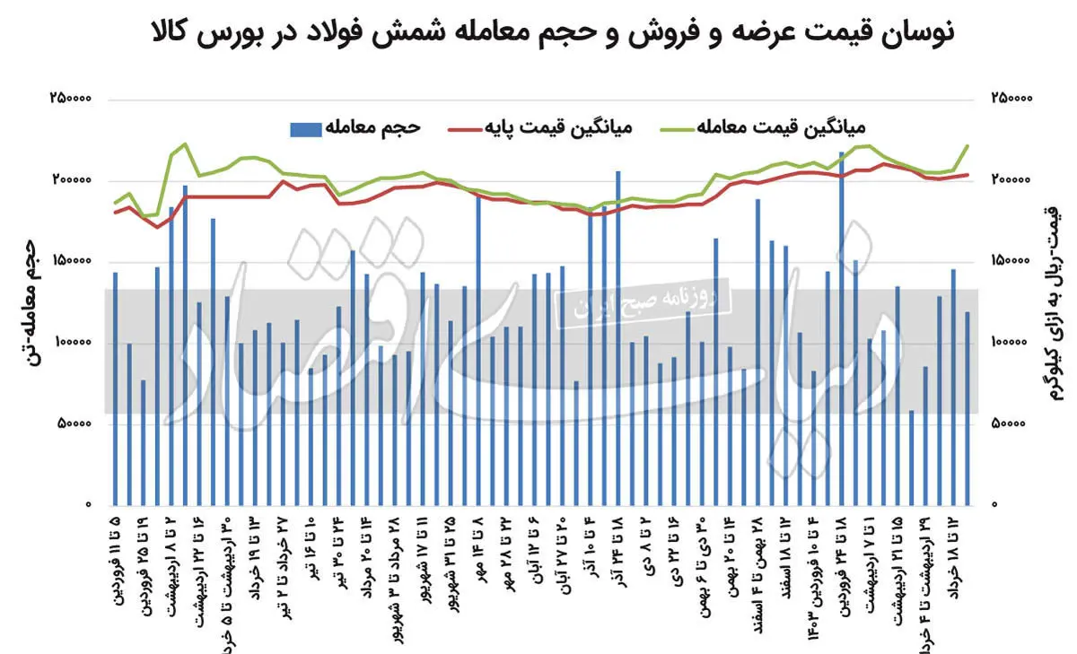 در میانه رکود مصرفی، فولاد گران شد