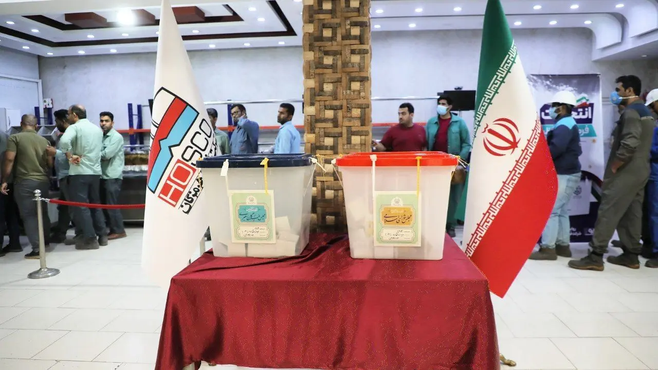 گزارش تصویری برگزاری انتخابات مجلس شورای اسلامی و مجلس خبرگان در شرکت فولاد هرمزگان