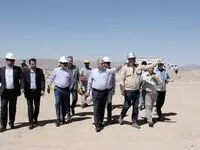 دکتر سعدمحمدی از پروژه احیاء مستقیم فولاد اقلید بازدید کرد
