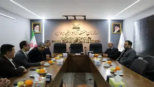 بازدید مدیر شعب بانک قرض‌الحسنه مهر ایران استان گلستان از پروژه‌های منطقه آزاد اینچه‌برون